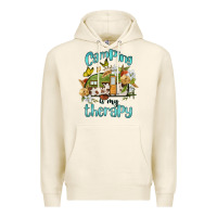 Tofu camping is my therapy Premium Hoodie - BarkalooDesign