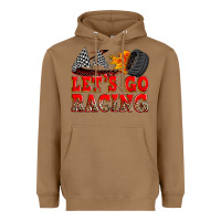 Toasted Coconut let's go racing Heavyweight Hoodie - Zillion Design Studio