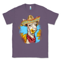 Lavender Sombrero Llama Classic Tee - RanaPortraitStore