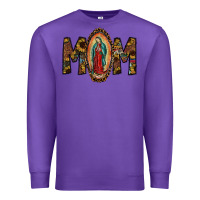 Purple mom Premium Sweatshirt - SublimationCraftShop