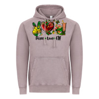 Vintage Zinc peace love  elf Vintage Hoodie - AdoDesignShop