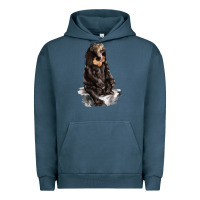 Pigment Midnight Navy Malayan Sun Bear Urban Hoodie - LillyAllenDesigns