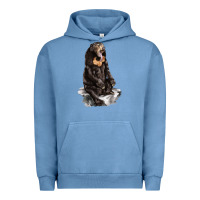 Pigment Pebble Blue Malayan Sun Bear Urban Hoodie - LillyAllenDesigns