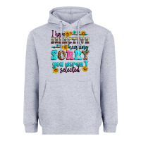 Heather Grey i have selective hearing sorry you weren't selecte Heavyweight Hoodie - Zillion Design Studio