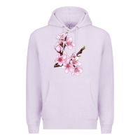 Lilac Peach Blossom Premium Hoodie - LillyAllenDesigns
