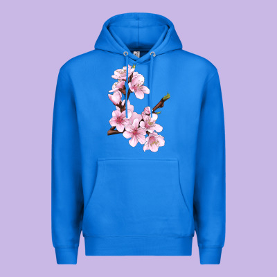 Peach Blossom Premium Hoodie Designed By Lillyallendesigns