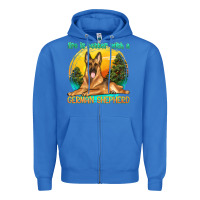 True Royal life is better with a german shepherd Zipper Hoodie - texasbilliewilder