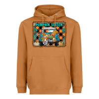 Meerkat pumpkin season truck Heavyweight Hoodie - RanaPortraitStore