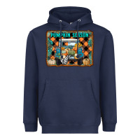 Navy pumpkin season truck Heavyweight Hoodie - RanaPortraitStore