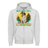 Dove Grey life is better with a st.bernard Zipper Hoodie - texasbilliewilder