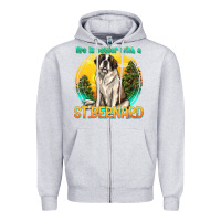 Heather Grey life is better with a st.bernard Zipper Hoodie - texasbilliewilder