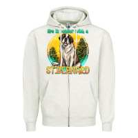 Oatmeal Heather life is better with a st.bernard Zipper Hoodie - texasbilliewilder