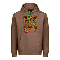 Chestnut let's fiesta mexican hat Premium Hoodie - BarkalooDesign