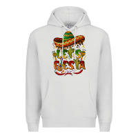 Dove Grey let's fiesta mexican hat Premium Hoodie - BarkalooDesign