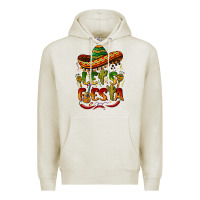 Oatmeal Heather let's fiesta mexican hat Premium Hoodie - BarkalooDesign