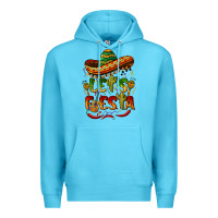 Ocean Blue let's fiesta mexican hat Premium Hoodie - BarkalooDesign