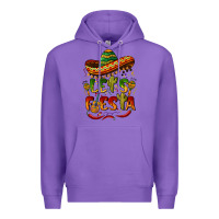Purple let's fiesta mexican hat Premium Hoodie - BarkalooDesign