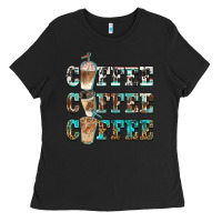 Black western coffees Ladies Tee - BarkalooDesign