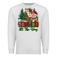 Oatmeal Heather jingle all the way Premium Sweatshirt - FaDigitalArtStudio
