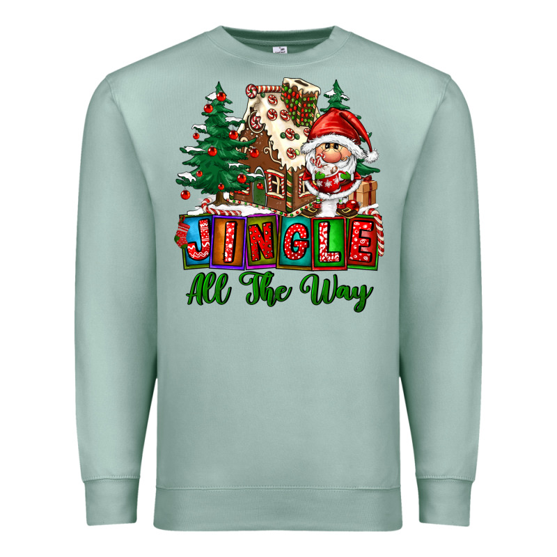 Jingle All The Way Premium Sweatshirt by FaDigitalArtStudio | Teevron