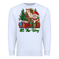 White jingle all the way Premium Sweatshirt - FaDigitalArtStudio