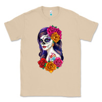 Mushroom sugar skull girl Classic Tee - RanaPortraitStore