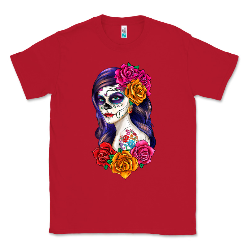 Sugar Skull Girl Classic Tee by RanaPortraitStore | Teevron