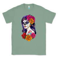 Sage sugar skull girl Classic Tee - RanaPortraitStore