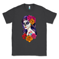 Smoke sugar skull girl Classic Tee - RanaPortraitStore