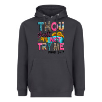 Smoke thou shalt not try me mood 24 7 Heavyweight Hoodie - Zillion Design Studio
