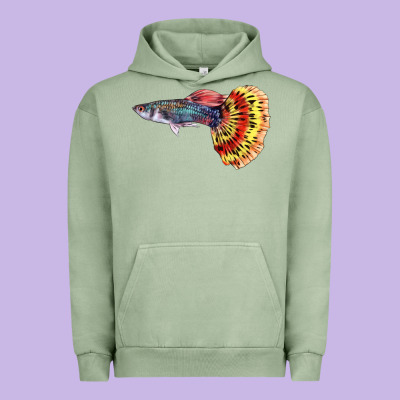 Guppy Fish Urban Hoodie Designed By Lillyallendesigns