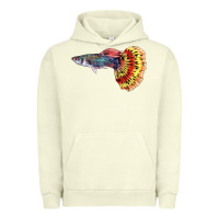 Pigment Pistachio Guppy Fish Urban Hoodie - LillyAllenDesigns