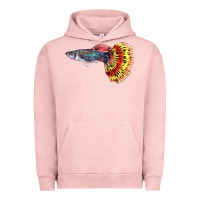Pigment Salmon Guppy Fish Urban Hoodie - LillyAllenDesigns