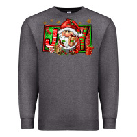 Charcoal Heather joy santa gnomes Premium Sweatshirt - FaDigitalArtStudio