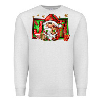 Oatmeal Heather joy santa gnomes Premium Sweatshirt - FaDigitalArtStudio
