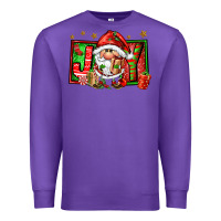 Purple joy santa gnomes Premium Sweatshirt - FaDigitalArtStudio