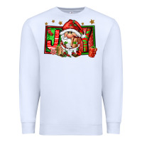 White joy santa gnomes Premium Sweatshirt - FaDigitalArtStudio