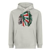 Moon Dust mexican indian headdress with skull Heavyweight Hoodie - RanaPortraitStore