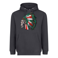 Smoke mexican indian headdress with skull Heavyweight Hoodie - RanaPortraitStore