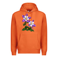 Carrot rocky mountain columbine Premium Hoodie - LillyAllenDesigns