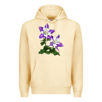 Pina Colada rocky mountain columbine Premium Hoodie - LillyAllenDesigns