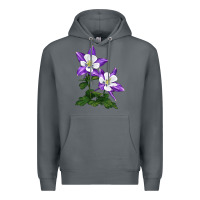 Rock rocky mountain columbine Premium Hoodie - LillyAllenDesigns