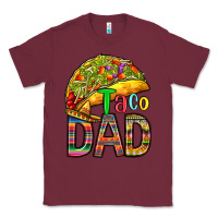 Burgundy taco dad Classic Tee - RanaPortraitStore