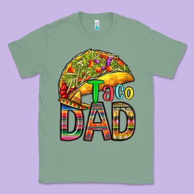 Taco Dad Classic Tee Designed By Ranaportraitstore