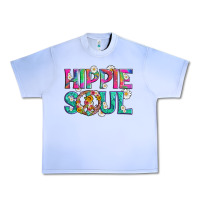 Grape Ice hippie soul with tie dye and flowers Urban Heavy Tee - Artiststas