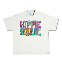Pistachio hippie soul with tie dye and flowers Urban Heavy Tee - Artiststas