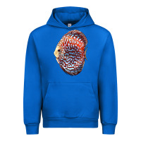 Cobalt Discus Fish Urban Hoodie - LillyAllenDesigns