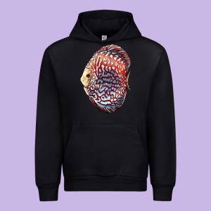 Discus Fish Urban Hoodie Designed By Lillyallendesigns