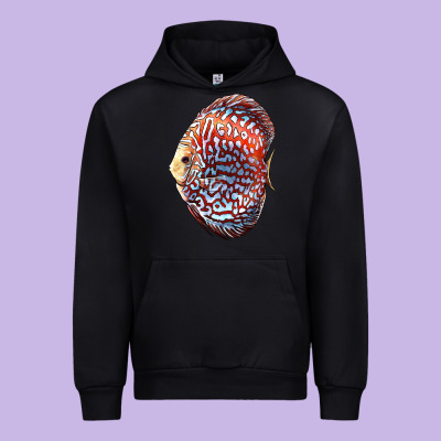 Discus Fish Urban Hoodie Designed By Lillyallendesigns