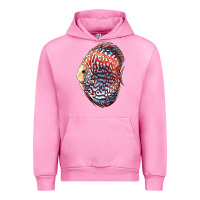 Fuchsia Pink Discus Fish Urban Hoodie - LillyAllenDesigns